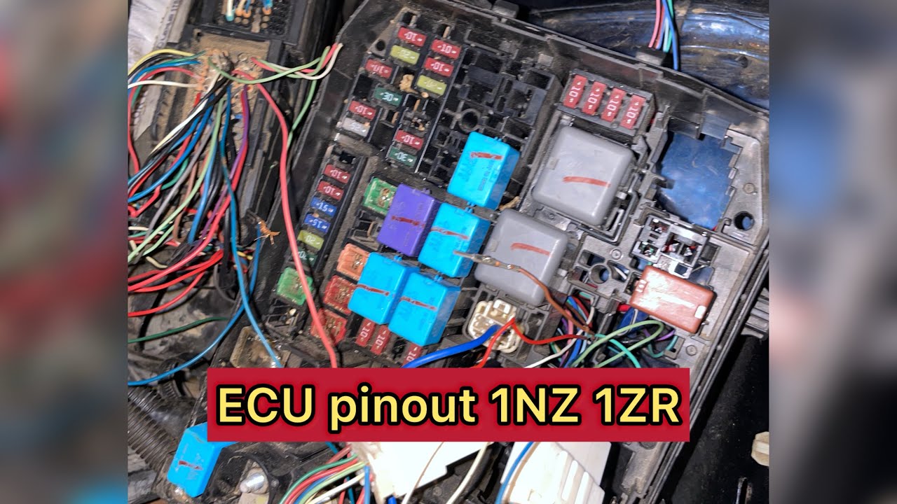  1nz ecu pinout #viralvideo #automobile #toyota #wiringguide 