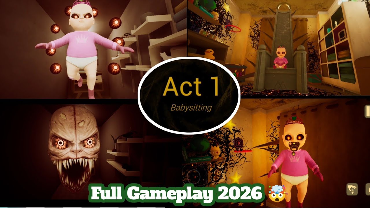 The Baby In Yellow Act 1 || 2026 Horror Game !! Babysitting Story Hindi 