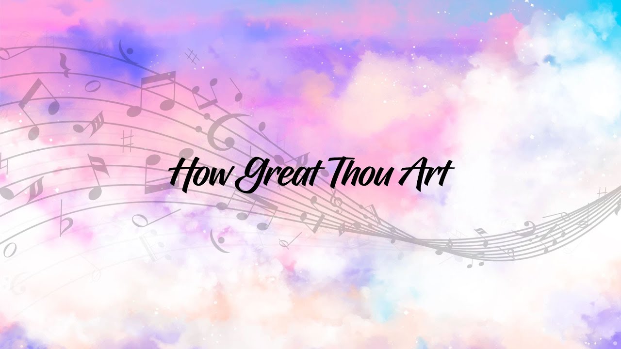 How Great Thou Art - Hymn Piano Cover, Piano Instrumental with lyrics