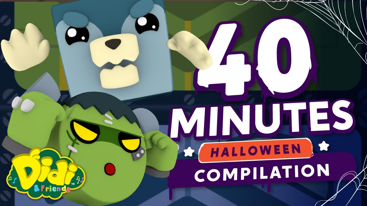 Halloween Nursery Rhymes - Monster Showdown Compilation | Didi & Friends