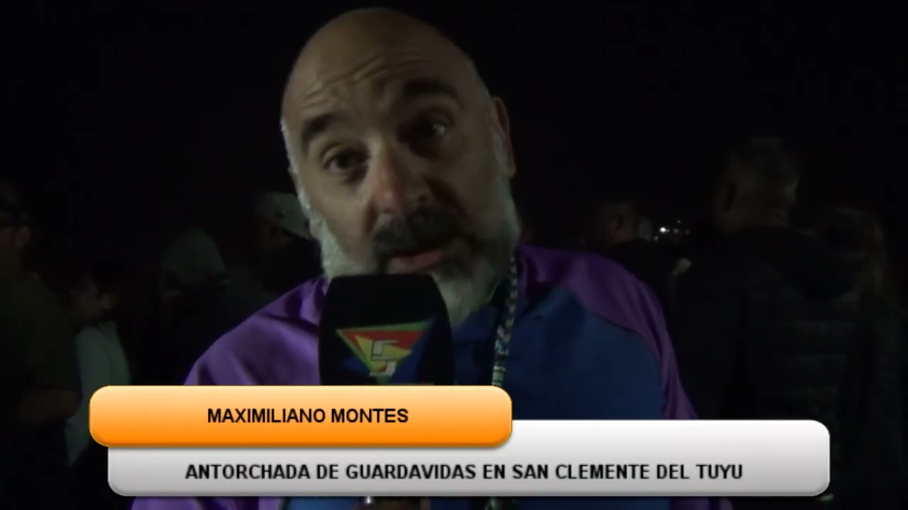 ANTORCHADA DE GUARDAVIDAS EN SAN CLEMENTE DEL TUYU