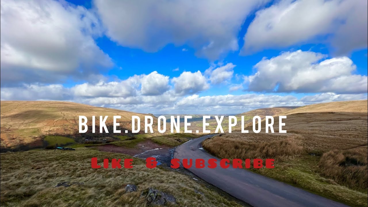 Cycling |Drone Footage| Brecon Beacons |Abandoned buildings| Reservoirs
