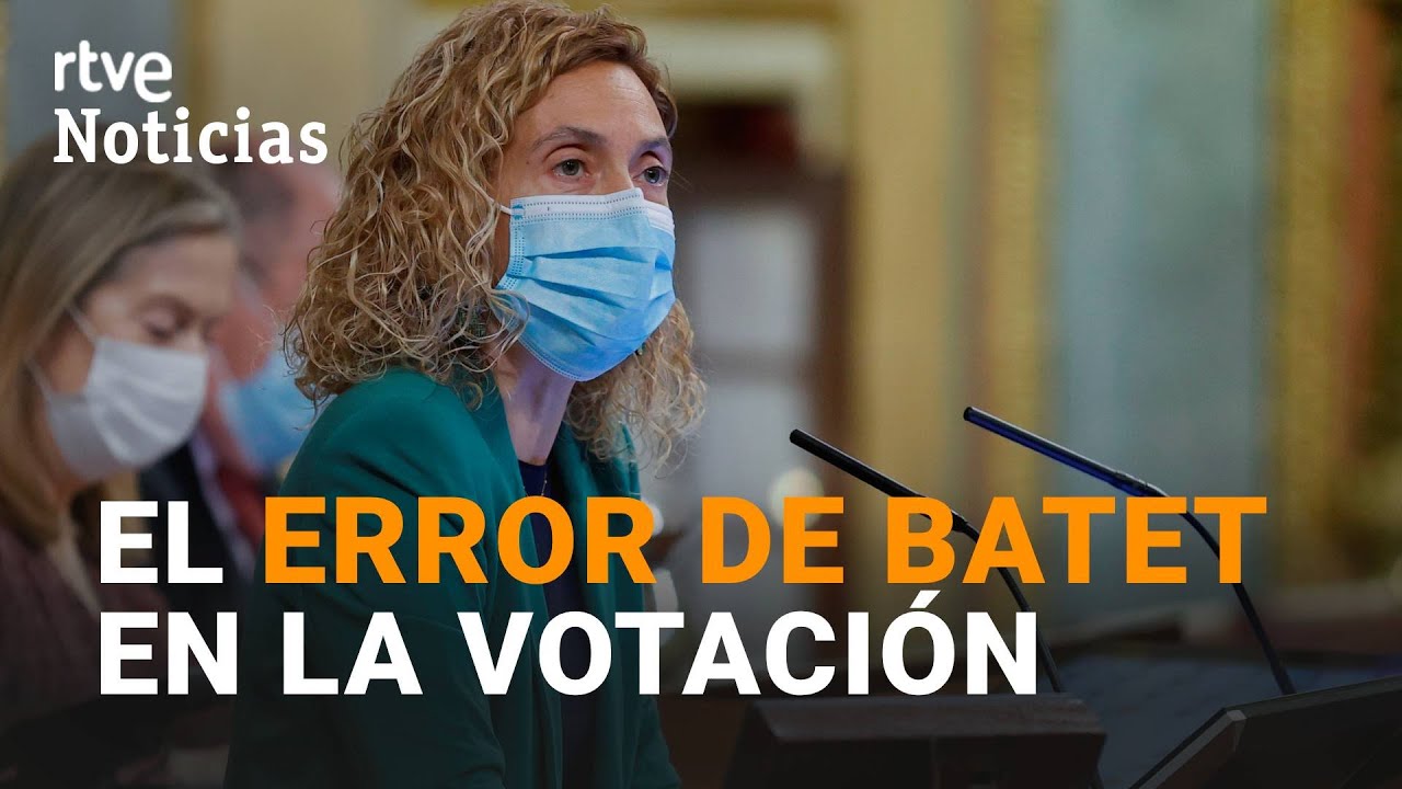Así ha sido el momento en el que BATET anuncia por ERROR la DEROGACIÓN de la REFORMA LABORAL | RTVE