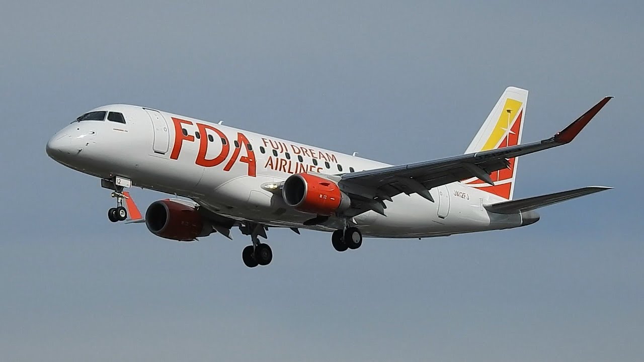 FDA ERJ-175(JA12FJ)&bull;名古屋2018.03.24
