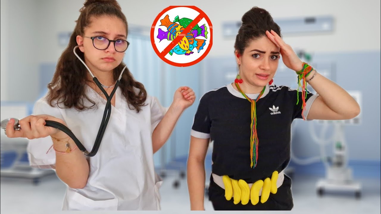 5 FAÇONS DE FAIRE PASSER LES BONBONS A HÔPITAL #sistersalipour #vlog #challenge