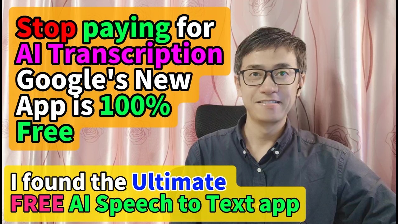 Stop paying for AI Transcription Google's New App is 100% free Ultimate free AI Speech to Text app