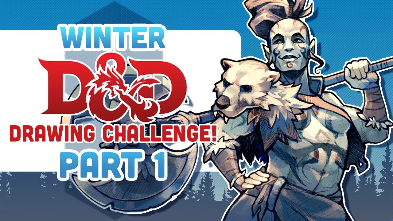 Рисую нового персонажа DnD каждый (другой) день! DnDecember 2022 - Часть 1