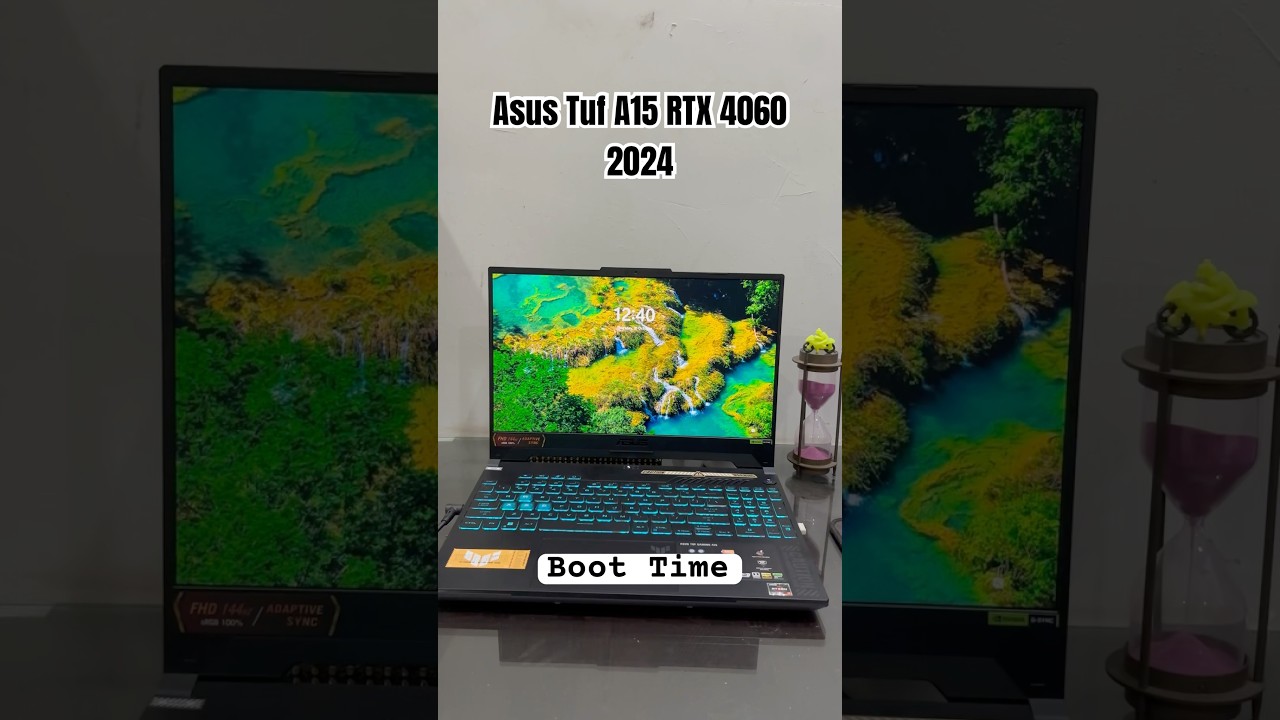 Asus Tuf A15 - 2024 RTX 4060 | Boot Time #gamingperformance #gaming #asustufgamingf15 #asusgaming