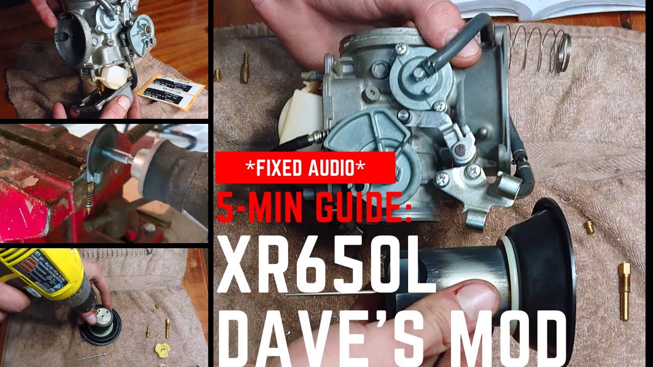 How To: Dave's Mod on XR650L [5 Minutes - fixed audio w. additional tips]