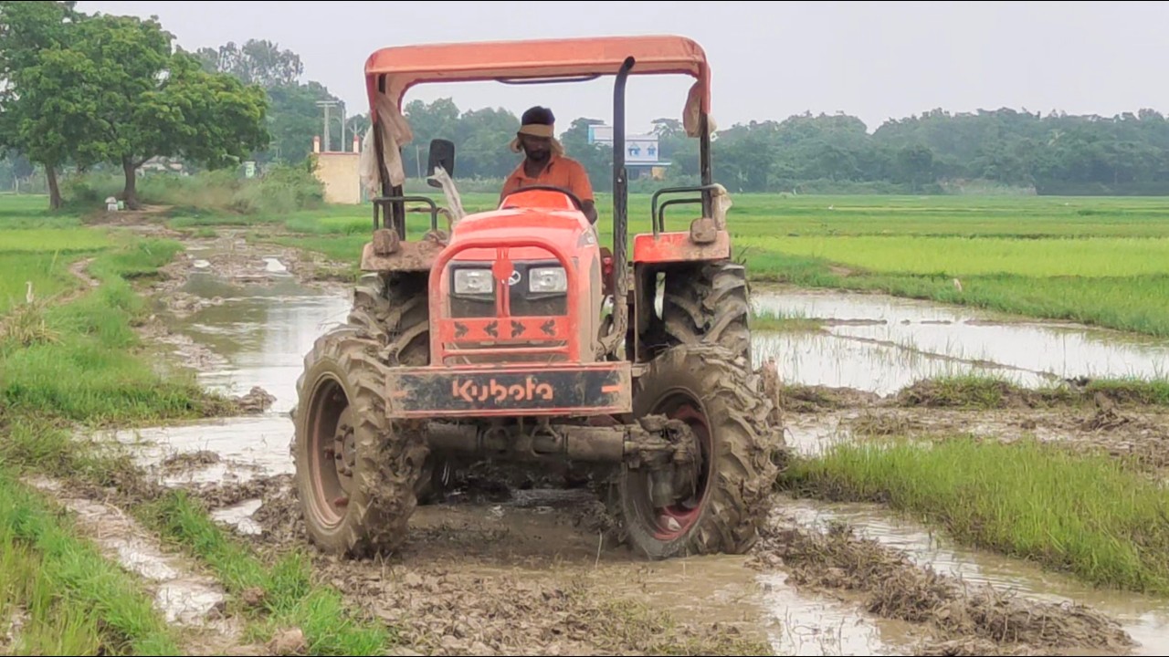 Kubota Mu 5502 4wd Mud Working | New Kubota Tractor Damo