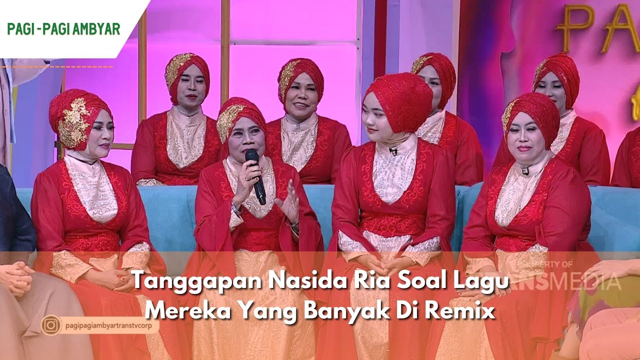 Tanggapan Nasida Ria Soal Lagu Mereka Yang Banyak Di Remix | PAGI PAGI AMBYAR 27/03/24) P2