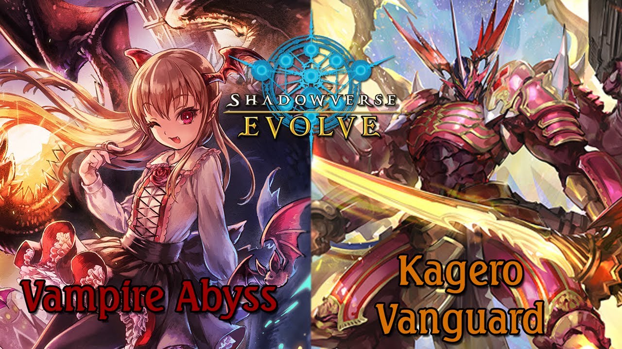 Shadowverse Evolve Locals Round 1: Vampire Abyss vs Kagero Vanguard