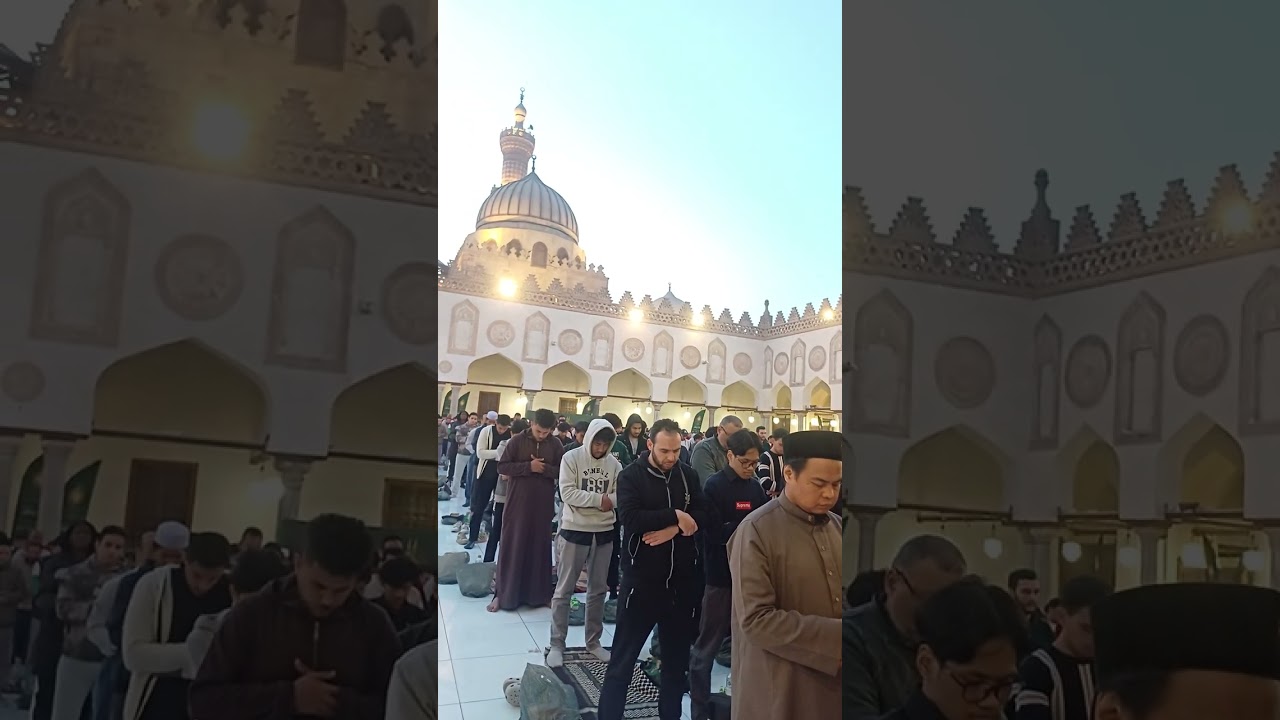 ليلة وترية مليئة بالسكينة في رحاب الجامع الأزهر 🥹♥️♥️♥️ #ميمو_شو 