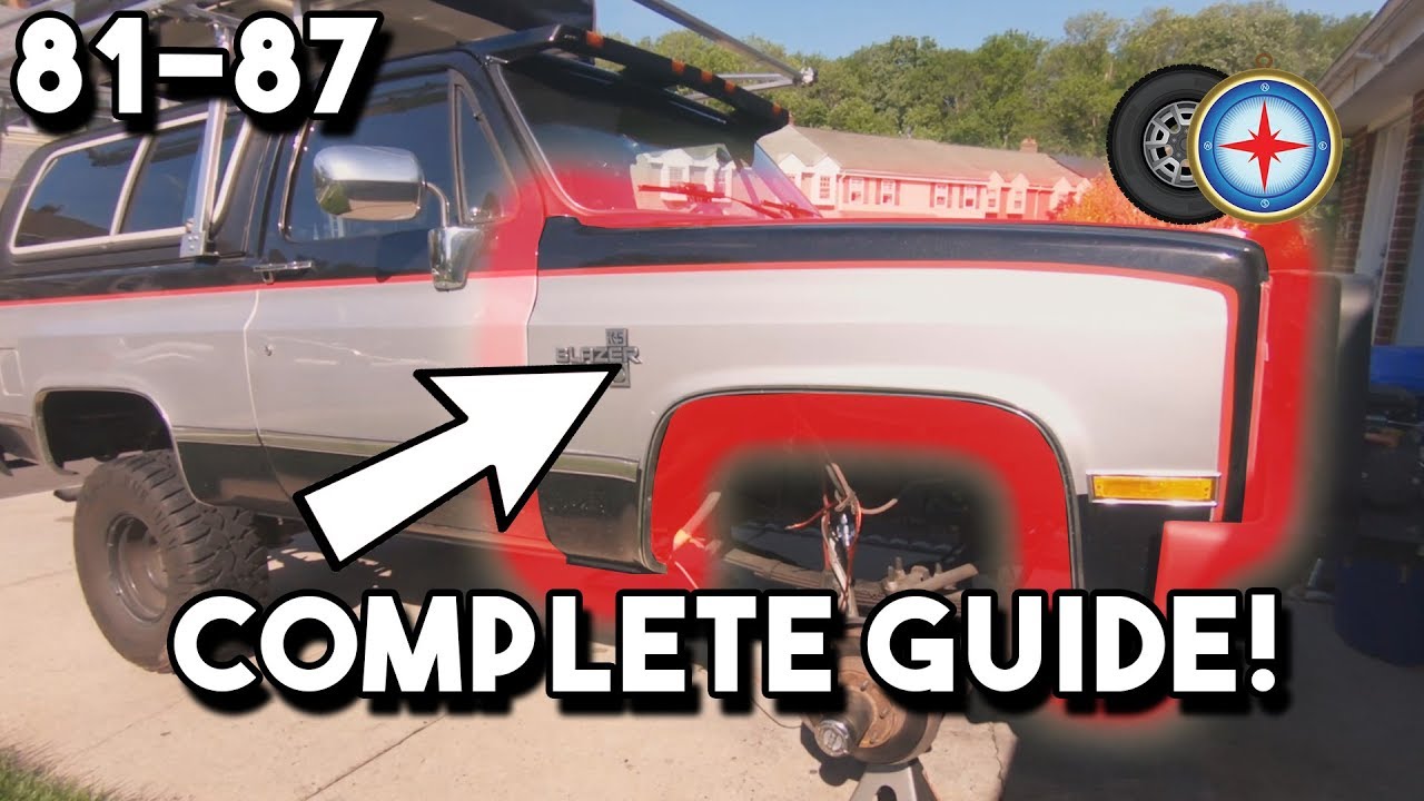 Fender Removal 81-87 Chevrolet / GMC Truck (CUCV Blazer & Suburban) - Squarebody