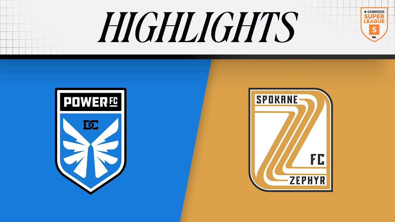 8.30.2025 | DC Power FC vs. Spokane Zephyr FC - Game Highlights