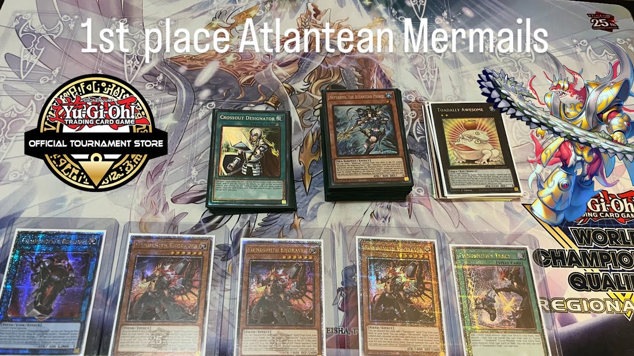 1st Place Mermail Atlantean Deck Profile! QCR Fiendsmith Tournament