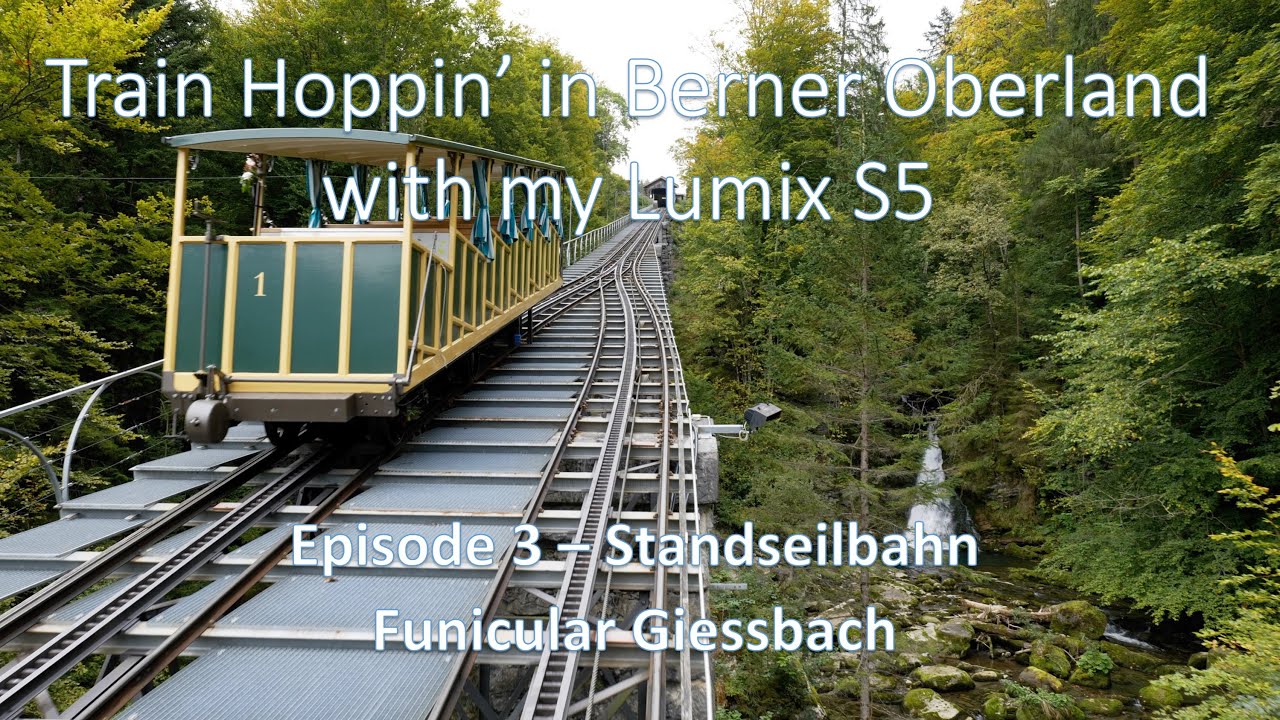 Funicular Giessbach | Trainhoppin' in Berner Oberland (Switzerland) #3 | Lumix S5 (4k)