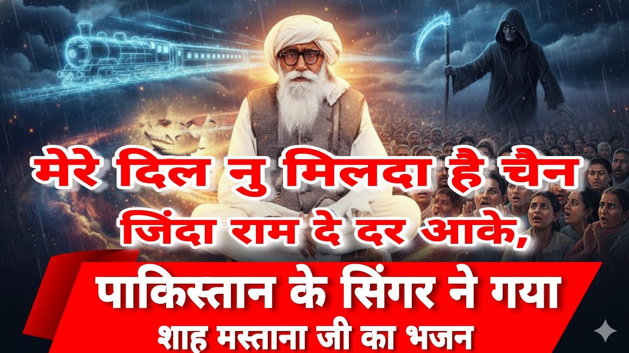 Mere Dil Nu Milda Hai Chain Zinda Ram De Dar Aake | Shah Mastana Ji Bhajan | Devotional Wisdom