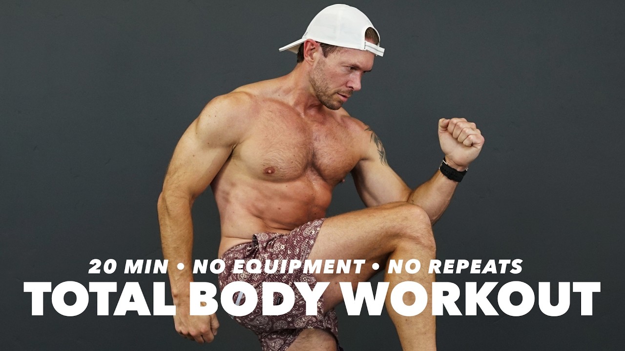 20 Minute Total Body Workout — No Equipment or Repeats