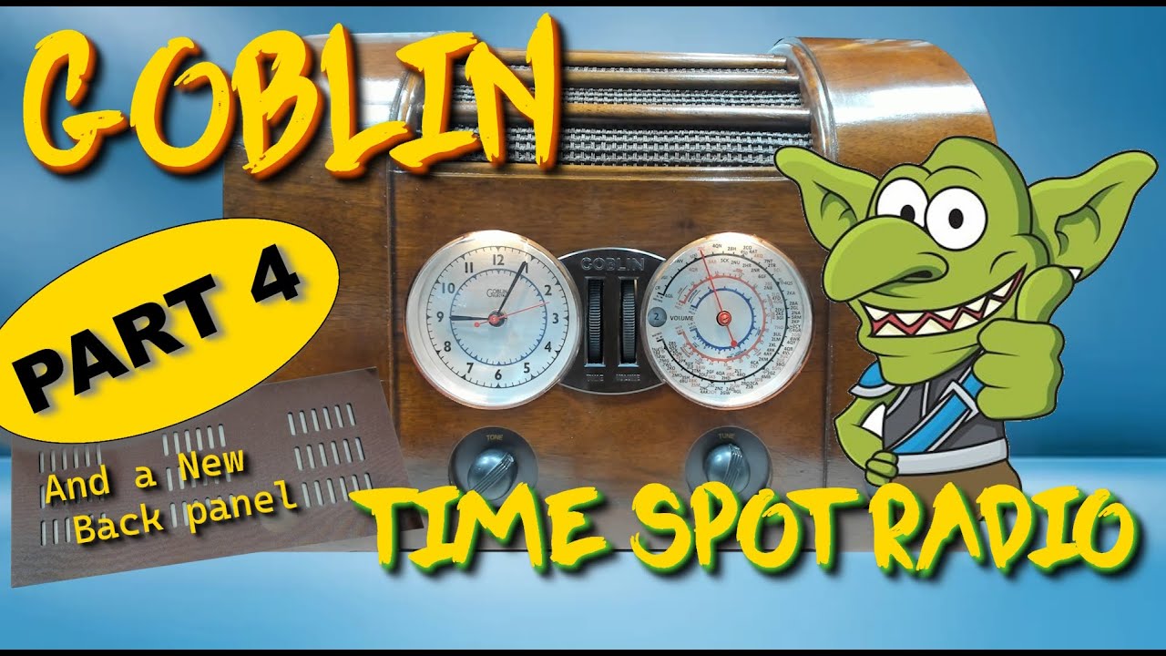 Time Spot Radio Part 4 - Cabinet and Laser Cutting a New Back - Final