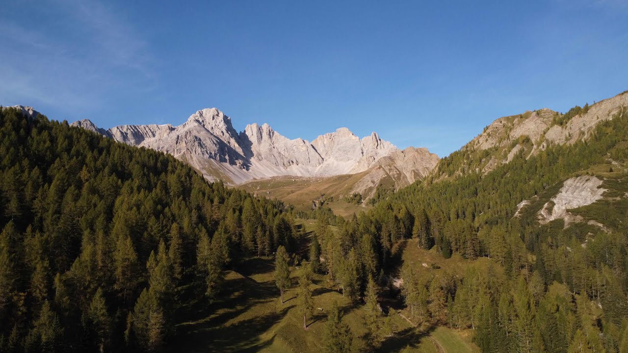 Rosengarten Group - Part of the Dolomite Mountains in South Tyrol