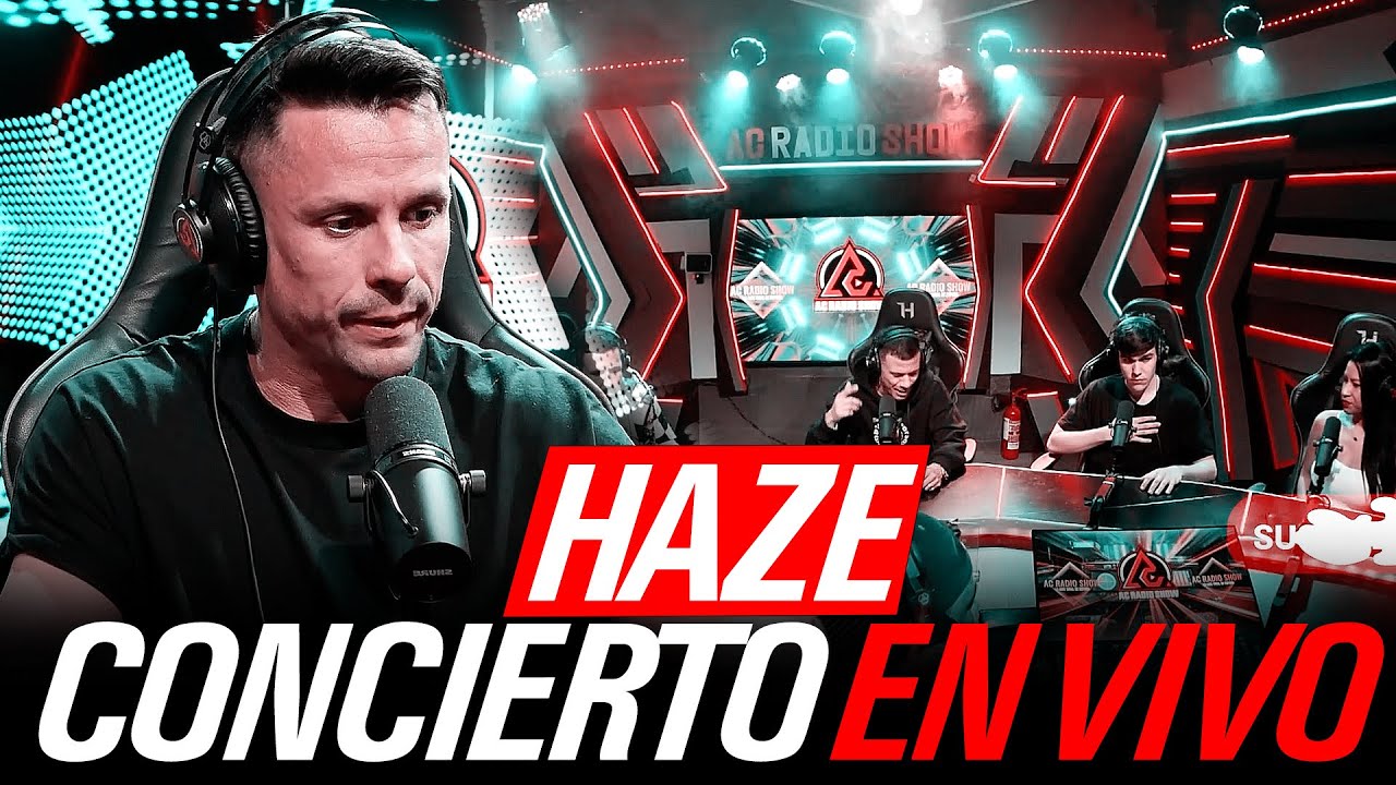 HAZE: Concierto En Vivo 2023 &iexcl;Se tira 3 Temas LEGENDARIOS! | AC RADIO SHOW