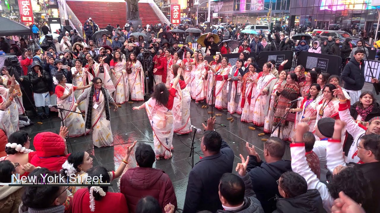 Bengali New Year Pohela Boishakh Celebration at Times Square NYC April 12 2025