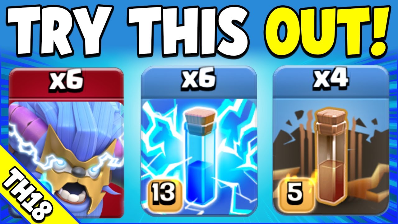 Super Yeti ZapQuake is Super Strong! Easy TH18 Attack Strategy (Clash of Clans)