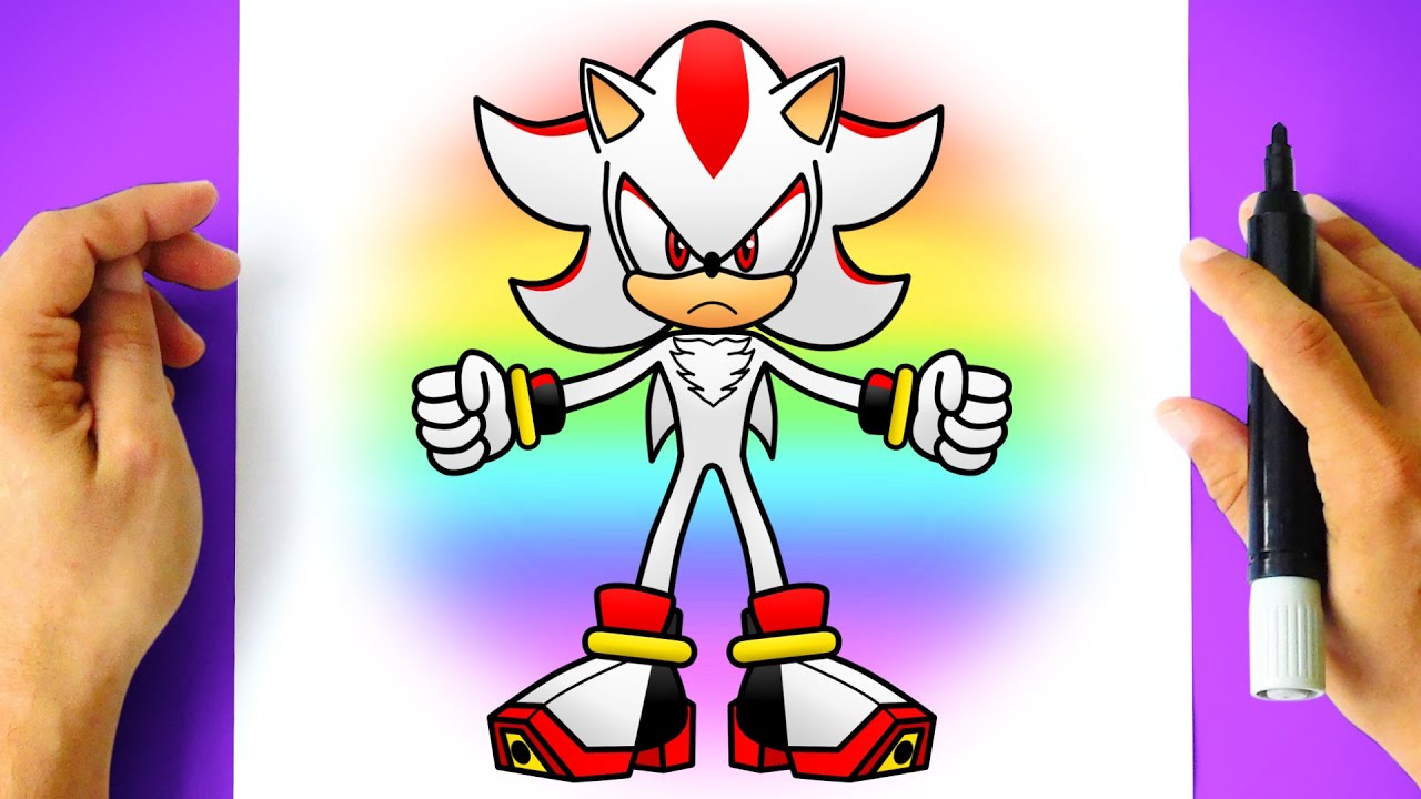 Como DESENHAR o HYPER SHADOW - Como DIBUJAR a HYPER SHADOW - How to DRAW HYPER SHADOW - Sonic