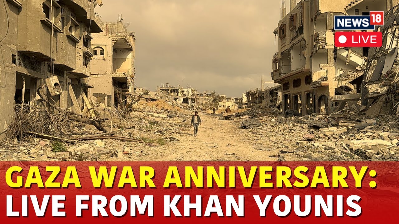 Israel Vs Hamas LIVE | Gaza Is In Ruins After Israel's Yearlong Offensive | Live News | N18G