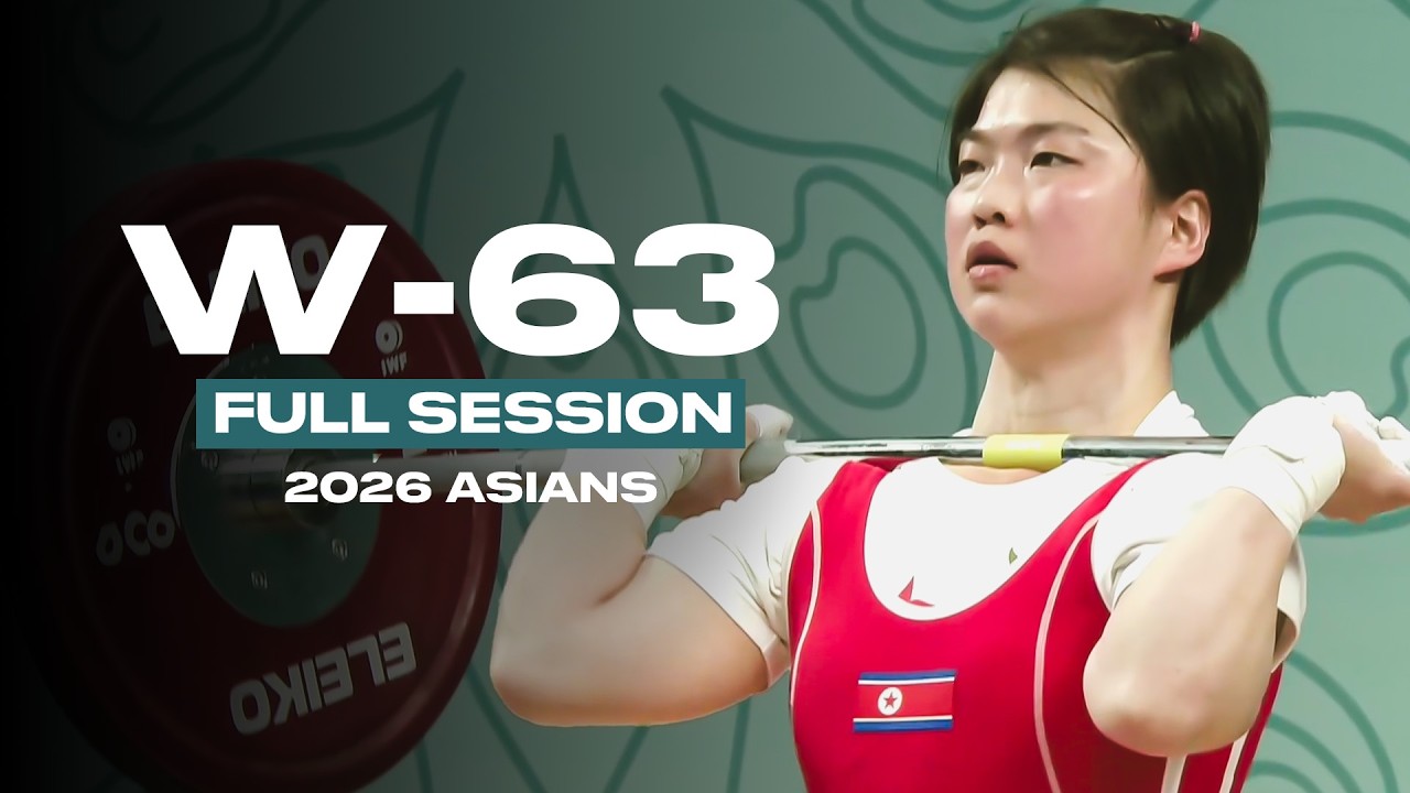 Women's -63kg 2026 Asian Weightlifting Championships | Full Session