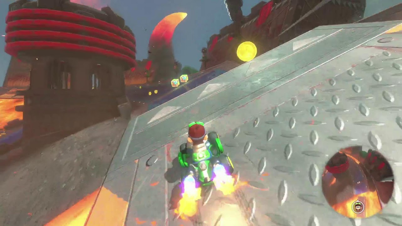 I play Mario kart world!