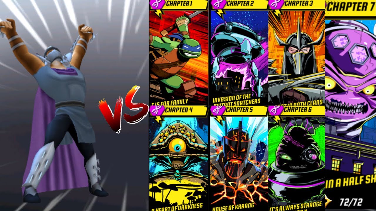 CLASSIC SHREDDER VS ALL CHAPTERS | Teenage Mutant Ninja Turtles Legends