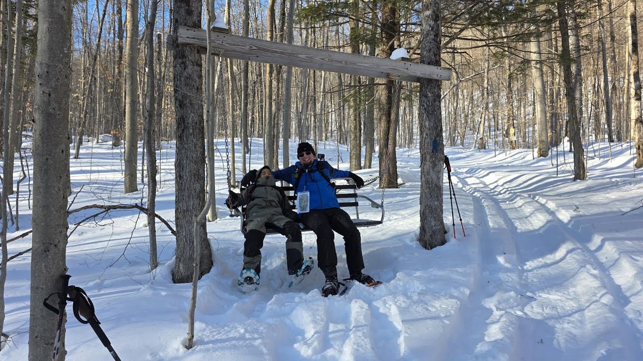 Adirondaks Snowshoeing at Stone Bridge & Caves
