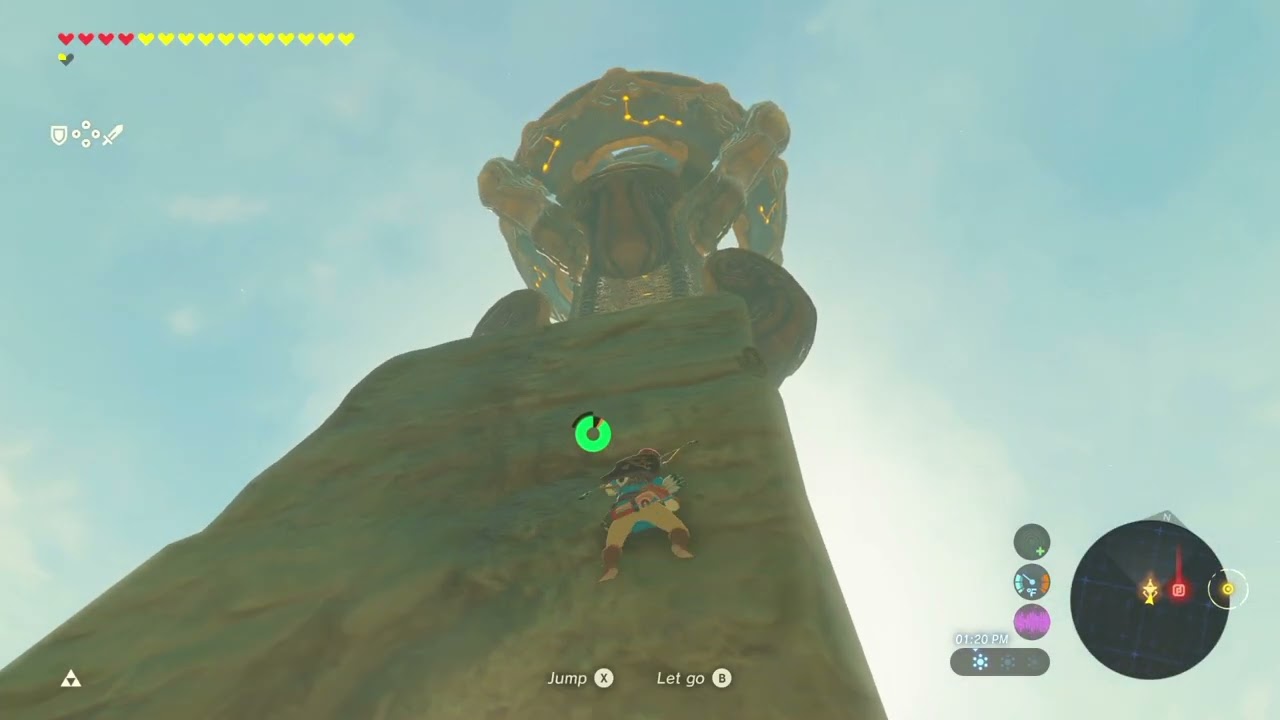 Ascending Wasteland Tower (BotW, Wasteland Tower)