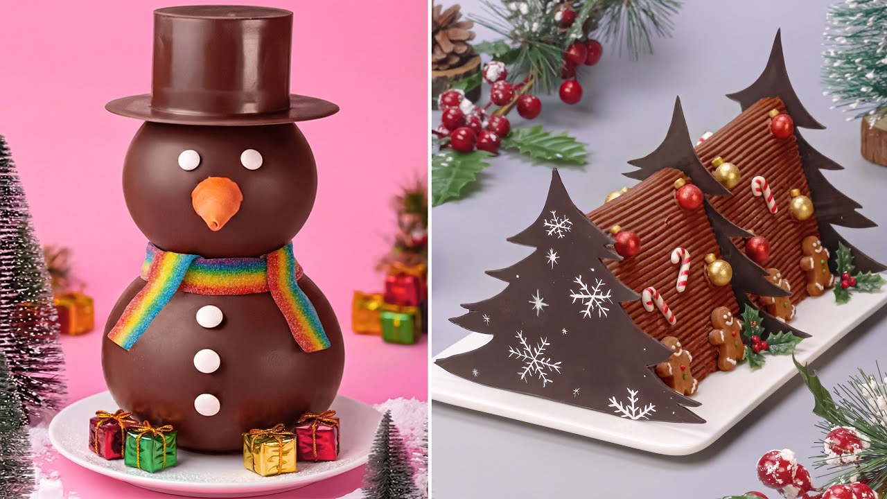 ⛄️ Ide Dekorasi Kue Natal untuk Merayakan Musim 🎄 Kue, Cupcake, dan Lainnya yang Lezat