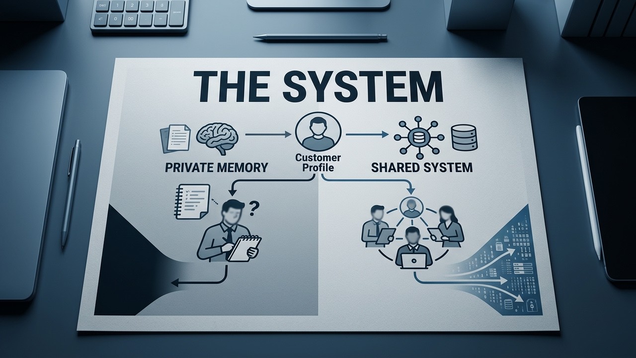 CRM Explained: The Shared Memory Most Companies Skip