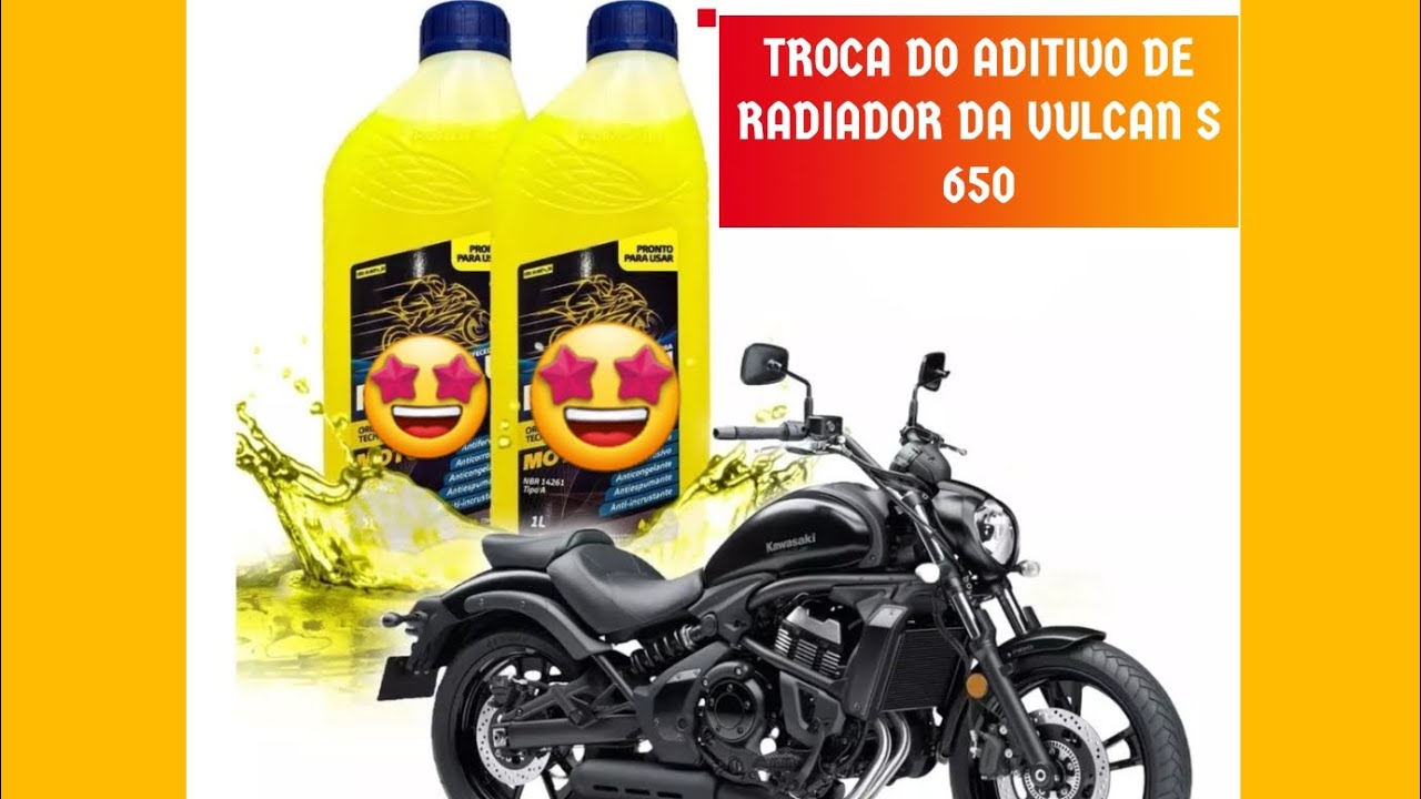 Como trocar o aditivo de radiador da Kawasaki Vulcan S 650