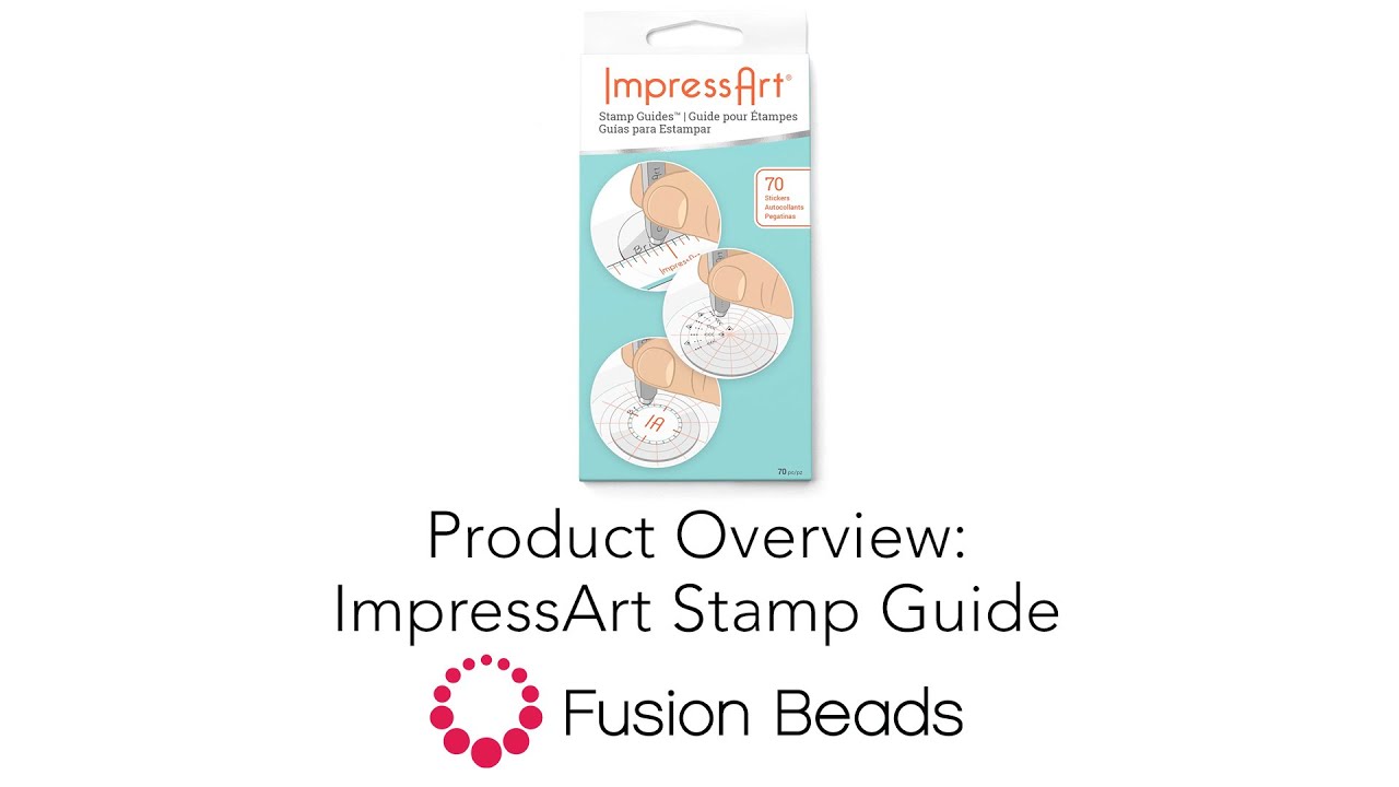 Learn How to Use the Stamp Guide with ImpressArt | Fusion Beads