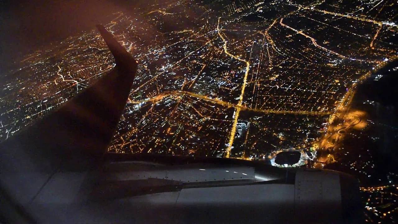 Scenic Night Landing Athens!! Aegean Airlines Airbus A320 Sharklet
