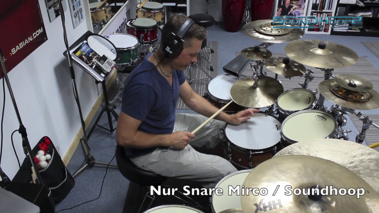 Patrick Metzger and Soundhoops S-mic 101 snare.