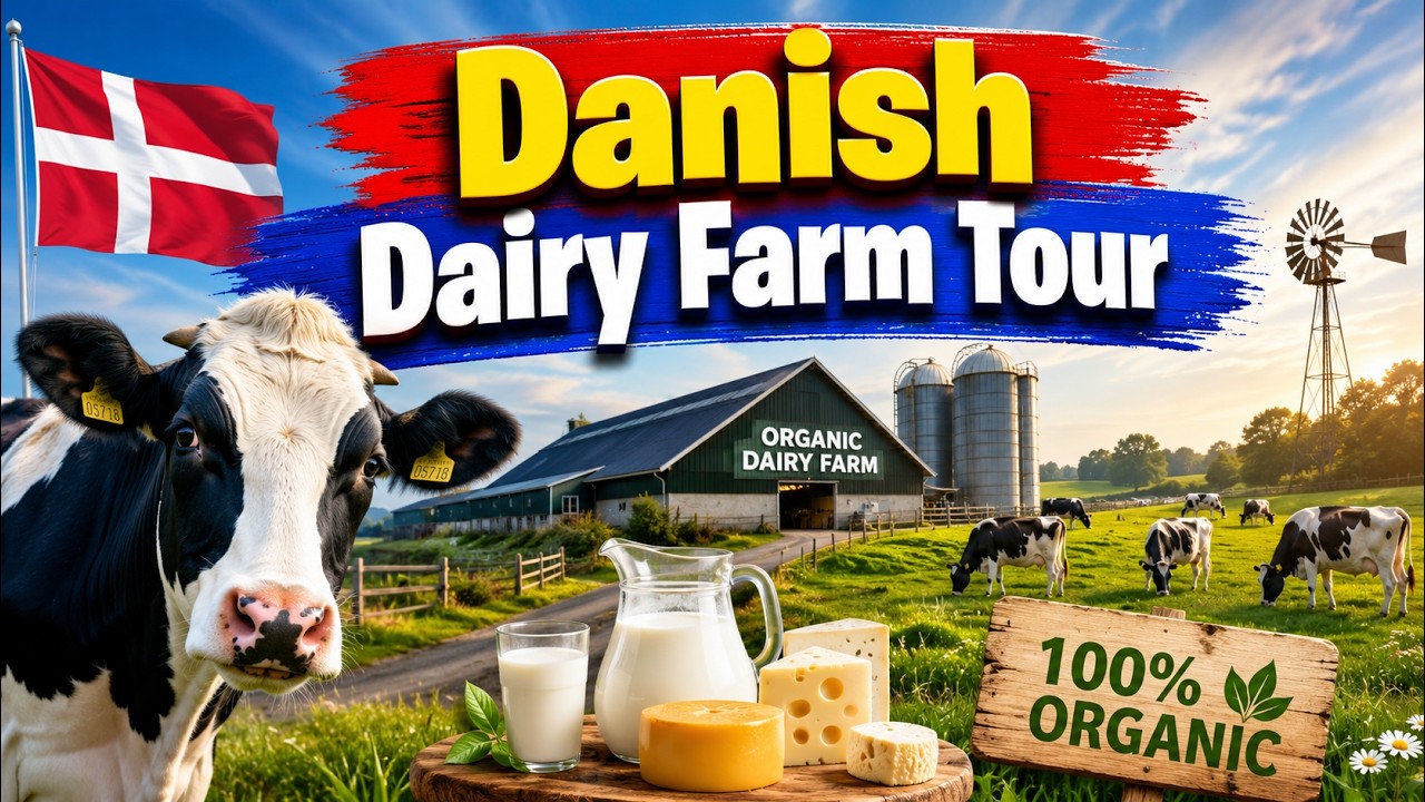 Dairy Farm Denmark | Danish Dairy Farm Tour | Organic Dairy Farm Experience in Denmark 2025