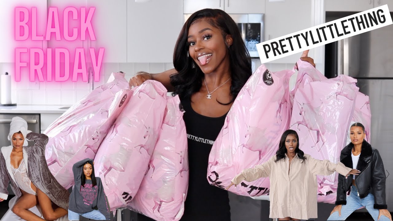 PRETTYLITTLETHING BLACK FRIDAY/ CYBER TRY ON HAUL *cute pieces*