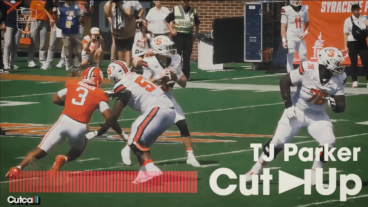 T.J. PARKER Scouting Report: The Modern Edge with Old School Power ⚡️ | NFL Draft All-22