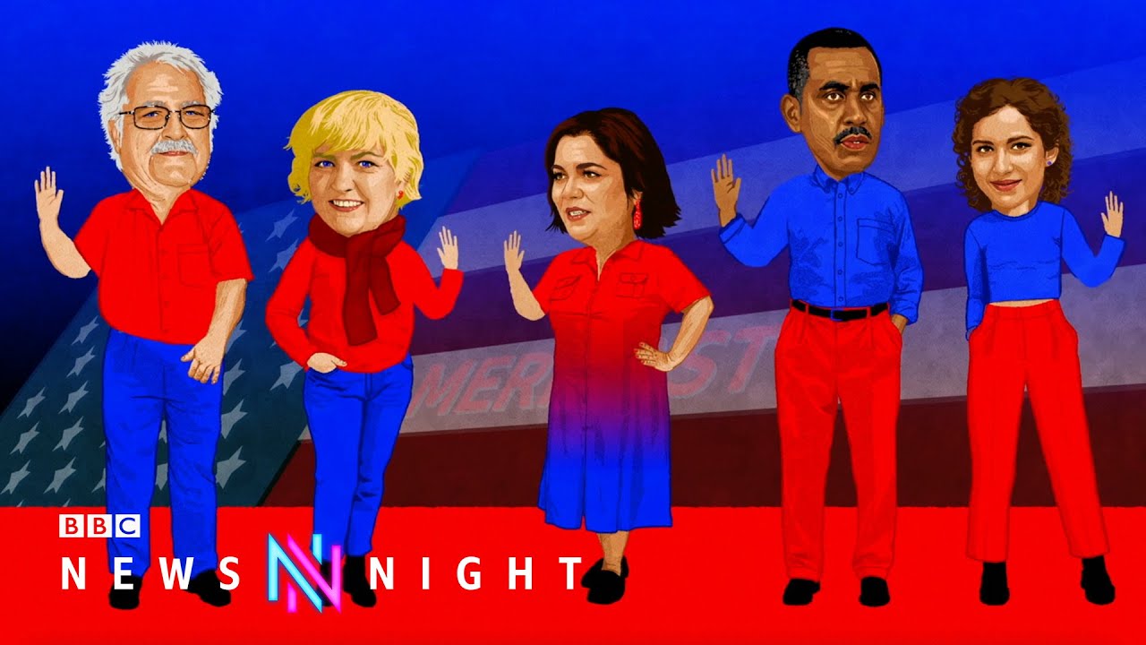 Five profiles of an election: How social media posts target US fictional voters - BBC Newsnight