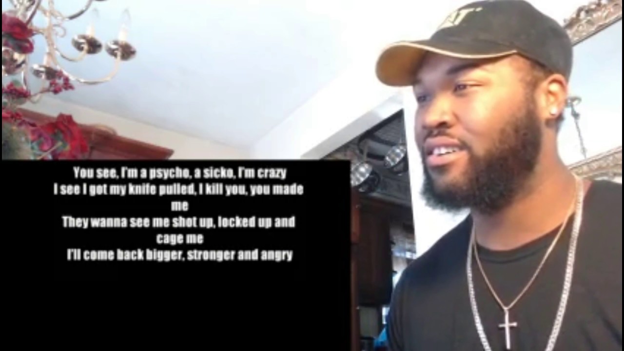 50 Cent (feat. Eminem)- Psycho Lyrics - REACTION