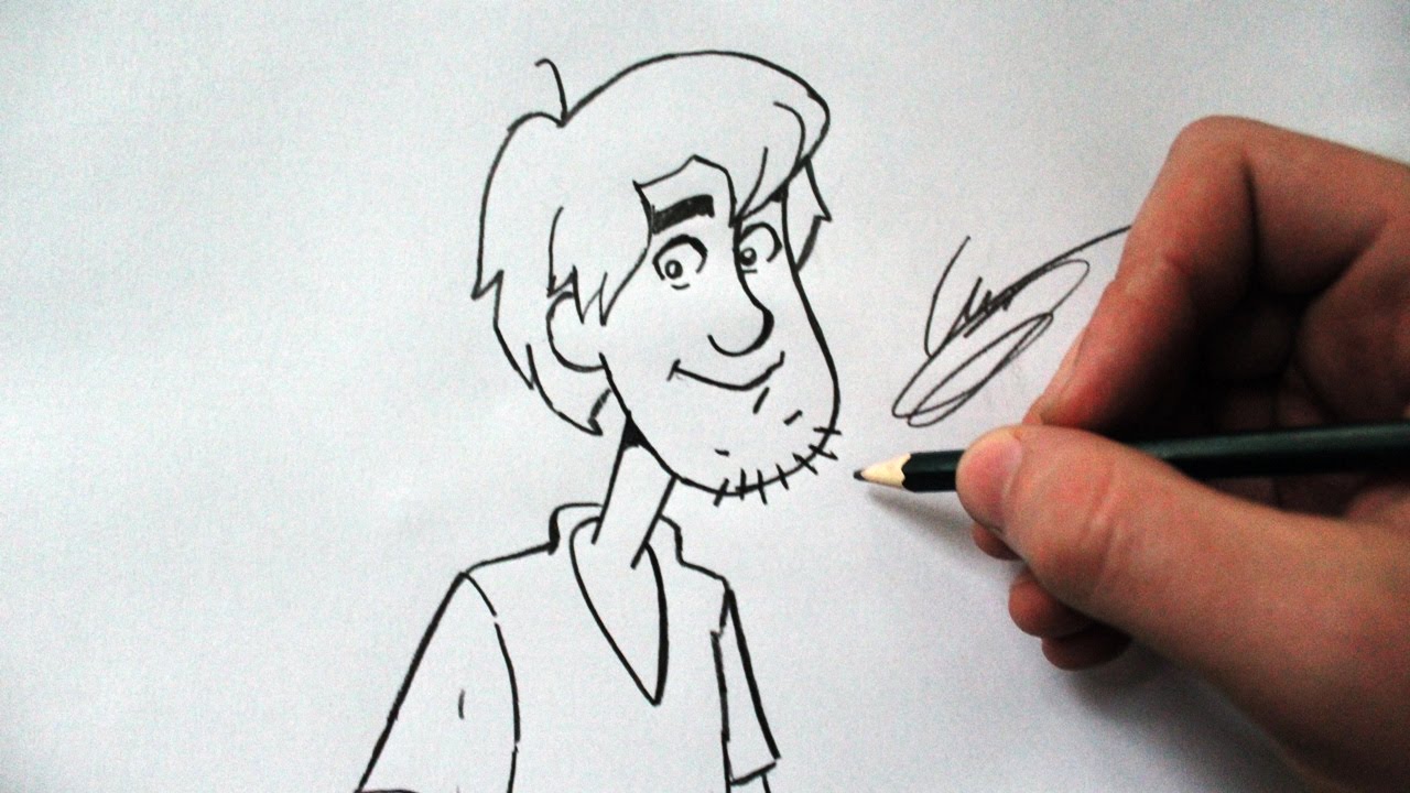 Como Desenhar o Salsicha [Scooby Doo] - (How to Draw Shaggy Rogers) - SLAY DESENHOS #145