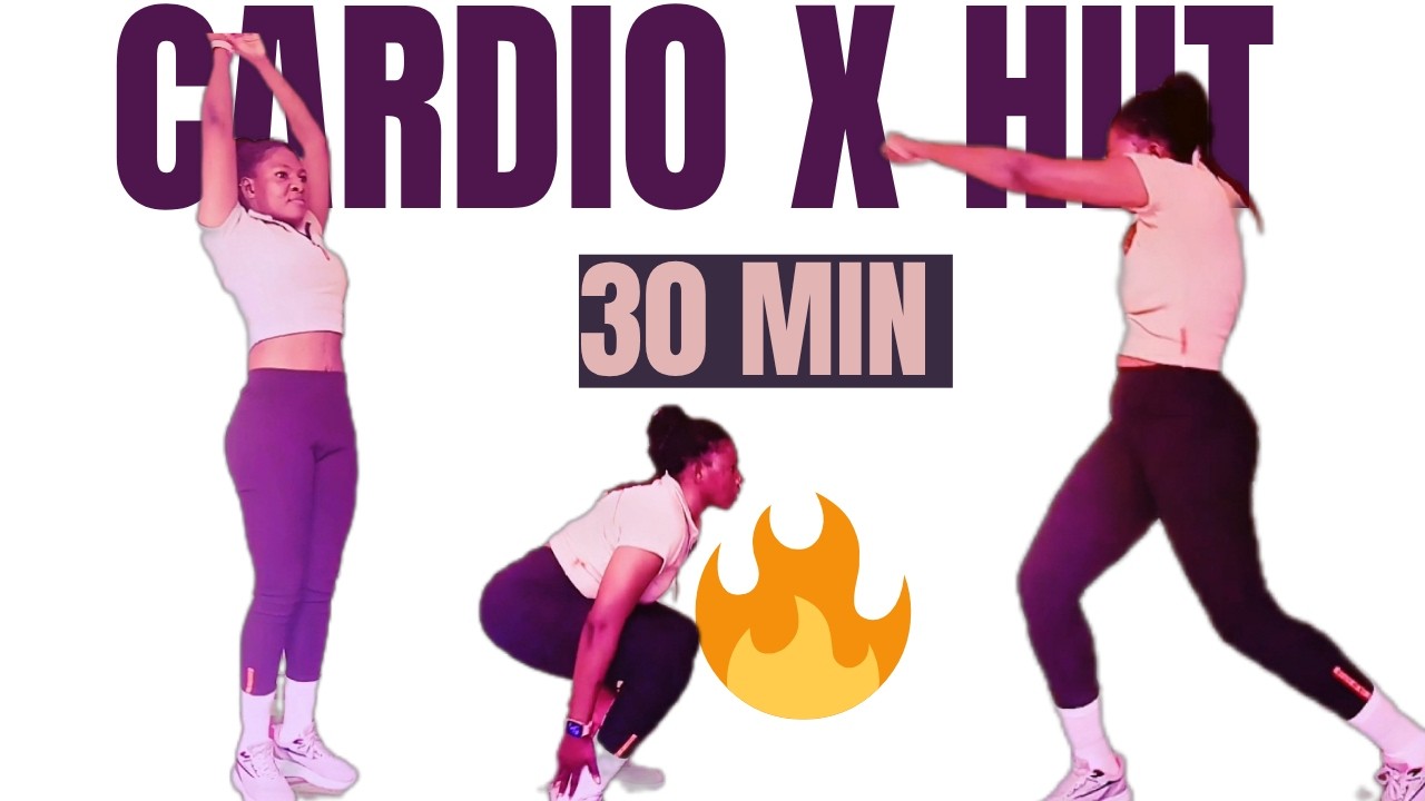 30-MIN CARDIO HIIT AEROBICS WORKOUT - 🔥 Burn Fat & Lose Weight - (No Equipment -No Repeat)