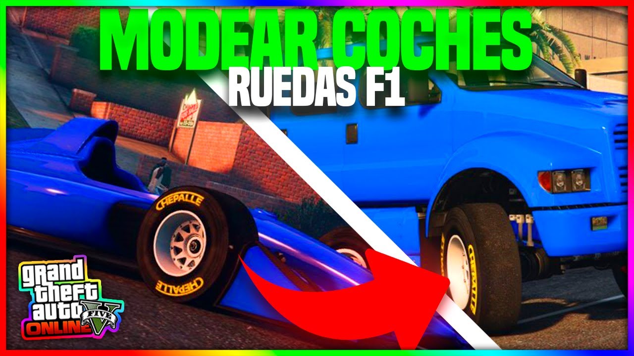COMO MODEAR COCHES CON RUEDAS F1 DESDE 0 *RÁPIDO Y SENCILLO* GTA5 Online PS4/PS5/XBOX1/XBOX SERIES