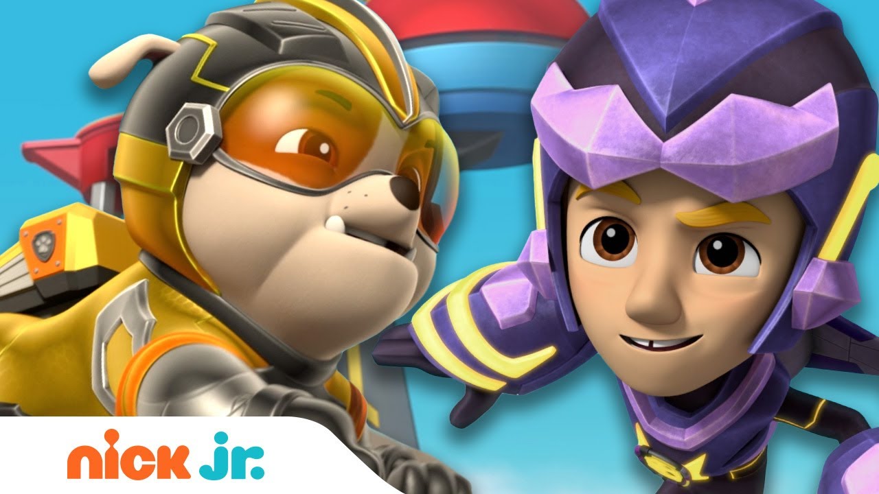Mighty Pup Rubble Loses Super Powers from Harold Humdinger! | Rubble Official